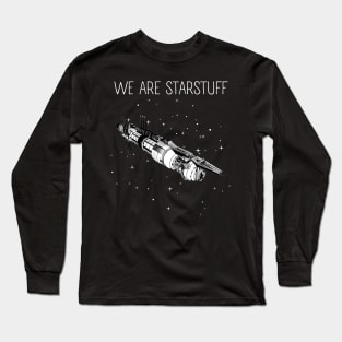 We Are Starstuff II - Space Station - Black - Sci-Fi Long Sleeve T-Shirt